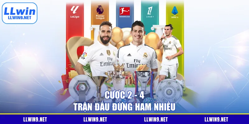 Cược 2 - 4 trận đấu đừng ham nhiều