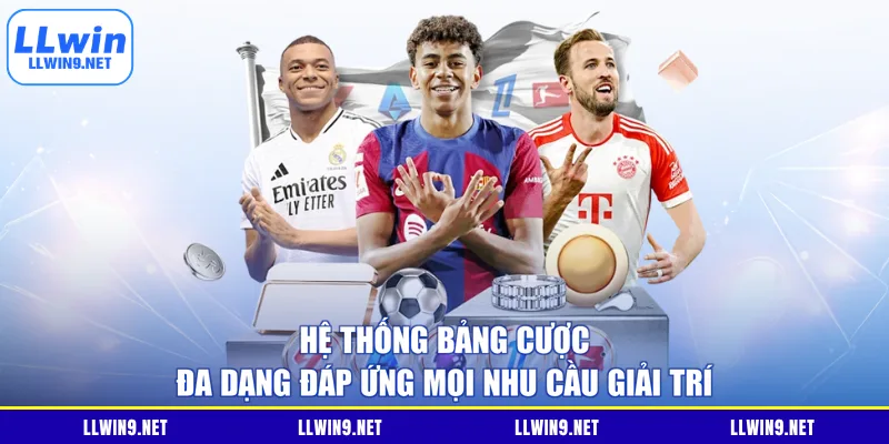 Hệ thống bảng cược đa dạng đáp ứng mọi nhu cầu giải trí
