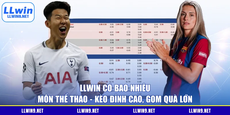 LLWIN Có Bao Nhiêu Môn Thể Thao - Kèo Đỉnh Cao, Gom Quà Lớn