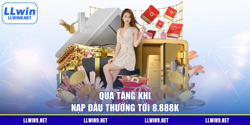 Quà tặng khi nạp đầu thưởng tới 8.888k